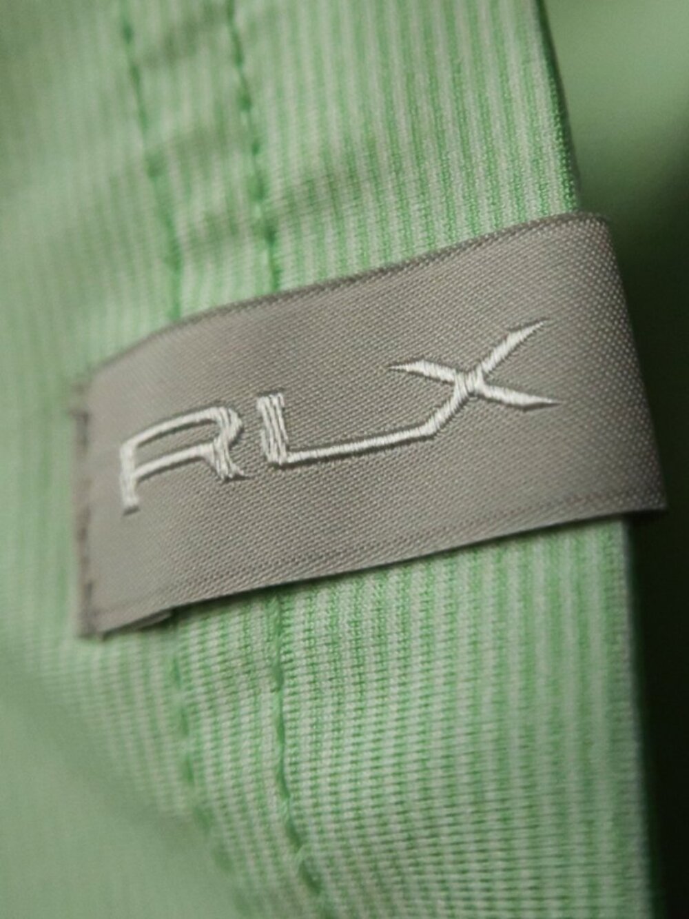 Ralph Lauren RLX Green Pin-Striped Wicking Stretch Polo (XL) OMG!⛳️